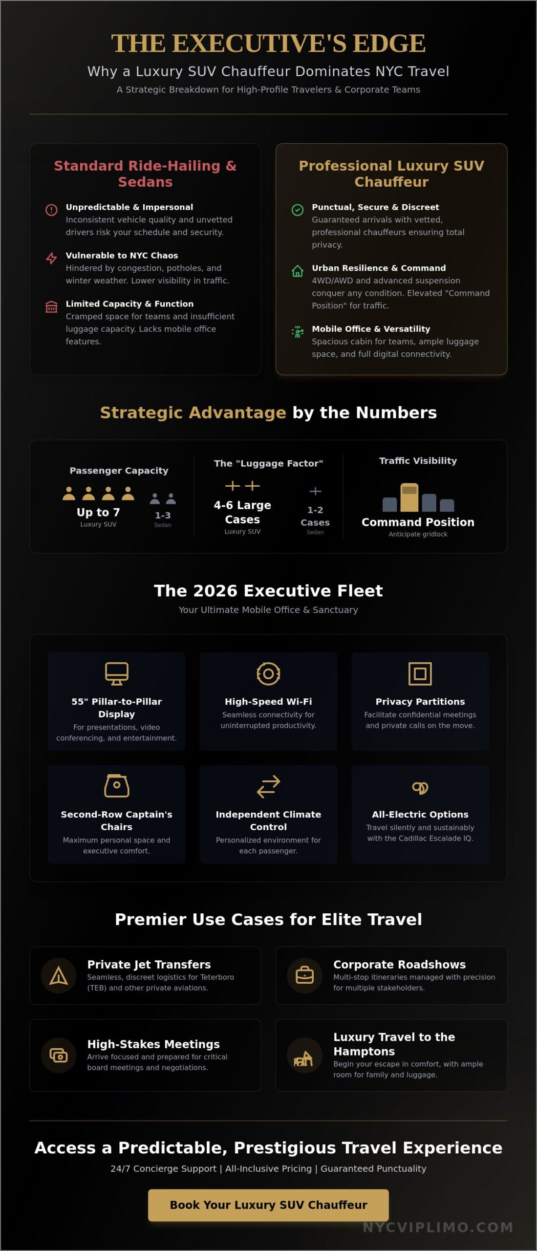 Luxury SUV Chauffeur: The Executive Choice for NYC Travel in 2026