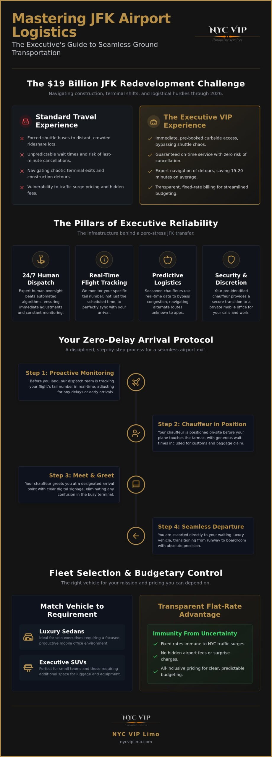 JFK Airport Limo Service: The Executive Guide to Seamless NYC Transfers