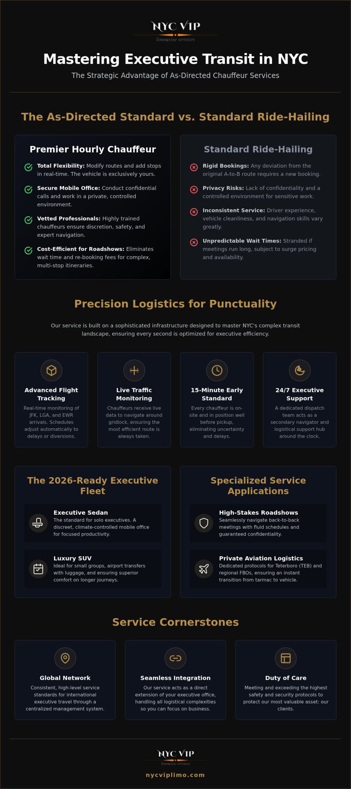 Hourly Chauffeur Service NYC: The Executive Guide to Flexible Transit in 2026