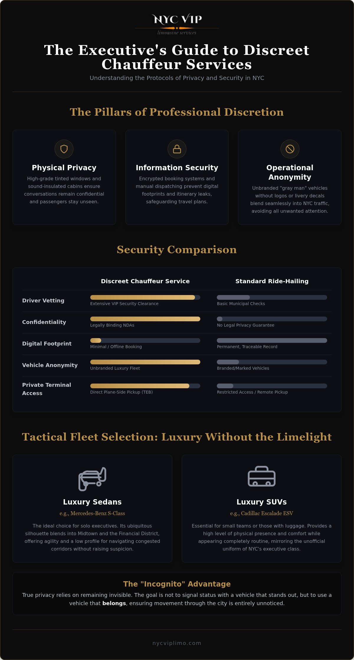 Discreet Chauffeur Service NYC: The Executive Guide to Private Travel