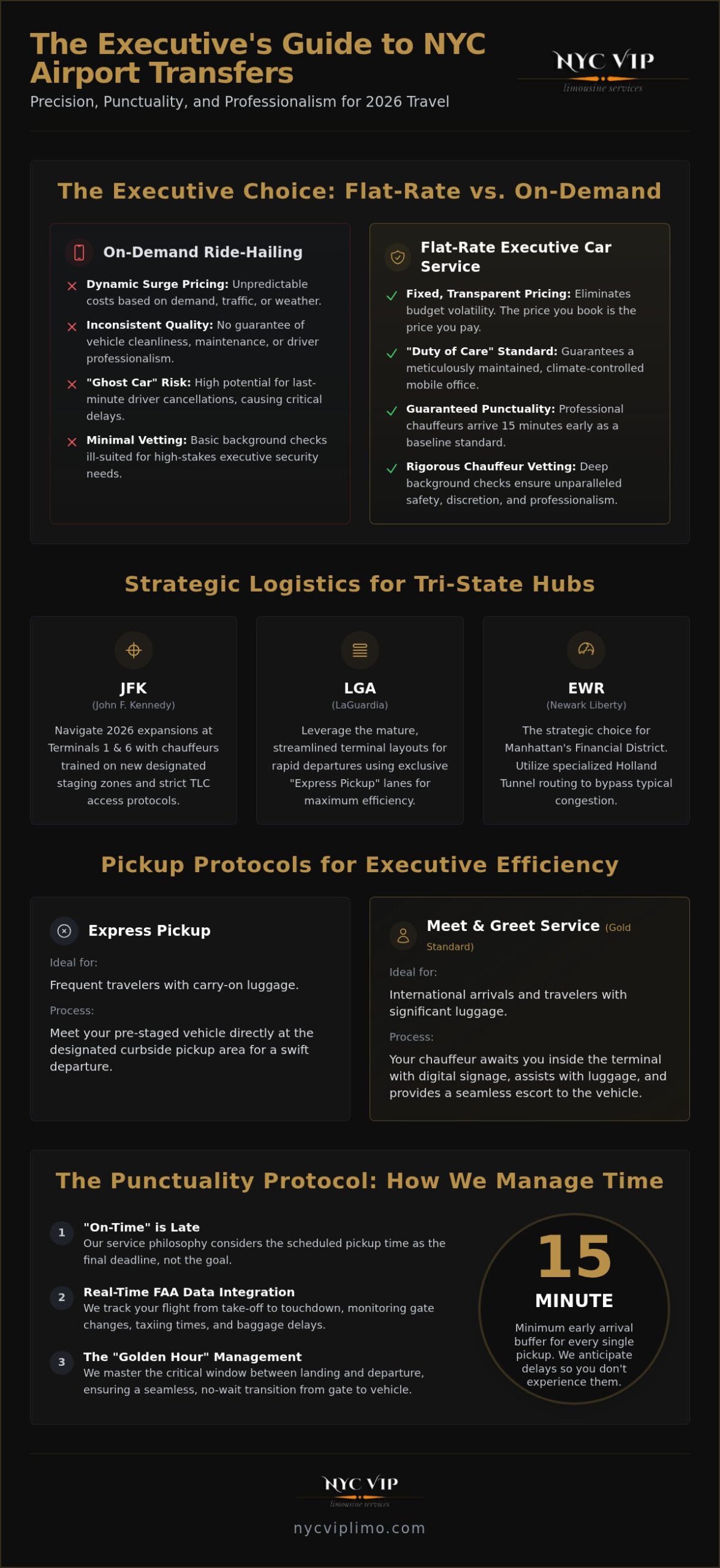 Flat Rate Airport Car Service NYC: The 2026 Executive Logistics Guide