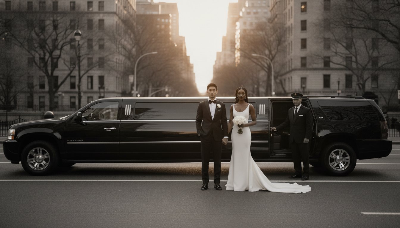 Stretch Limo for NYC Wedding Photos: 2026 Luxury Guide