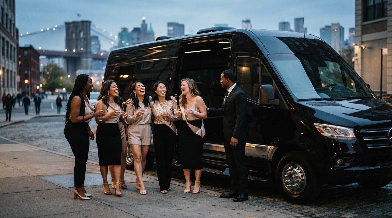 Bachelorette Party Sprinter Van Rental NYC: Plan a Chauffeured Group Ride